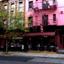 NY Streets - Cafe Borgia II SOHO Large Size Digital Painting