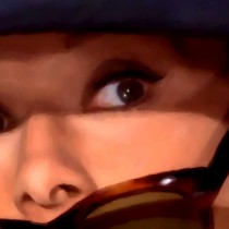 Detail of Breakfast at Tiffany's #1 Large Size Digital Painting