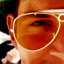 Detail of Fear and Loathing in Las Vegas #1 Large Size Painting