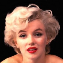 Detail of Marilyn Monroe Portrait #3 Large Size Portrait
