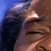Detail of James Brown Portrait #1 Large Size Painting